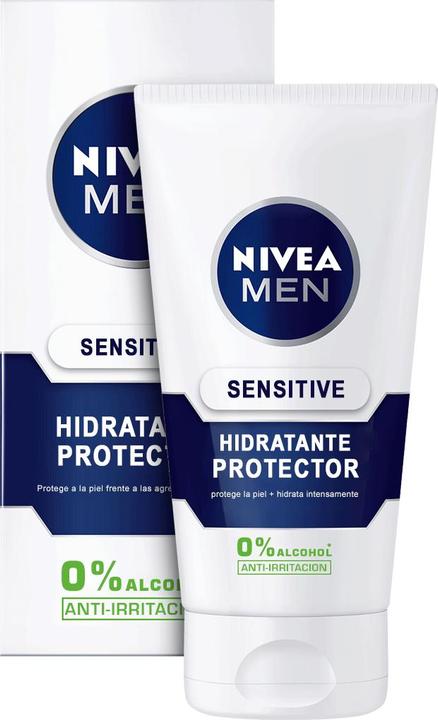 Produktbild NIVEA MEN SENSITIVE protector hidratante 0% alcohol SPF15 75 ml (75 ml, Tagescreme, SPF 15)