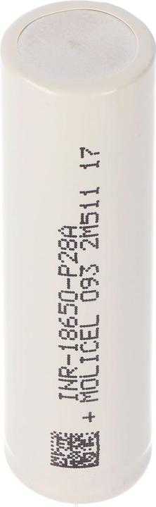 Actual product image Molicel Akku INR 18650-P28A 2800mAh - 35A, Li-Ion, 2er-Pack, ungeschützt (2 pcs., 18650, 2800 mAh)