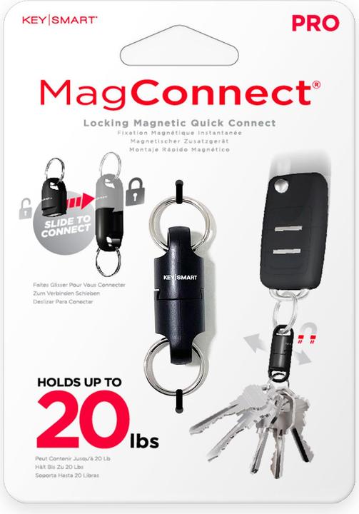 Actual product image Key Smart MagConnect PRO Magnetic Quick Connect Black