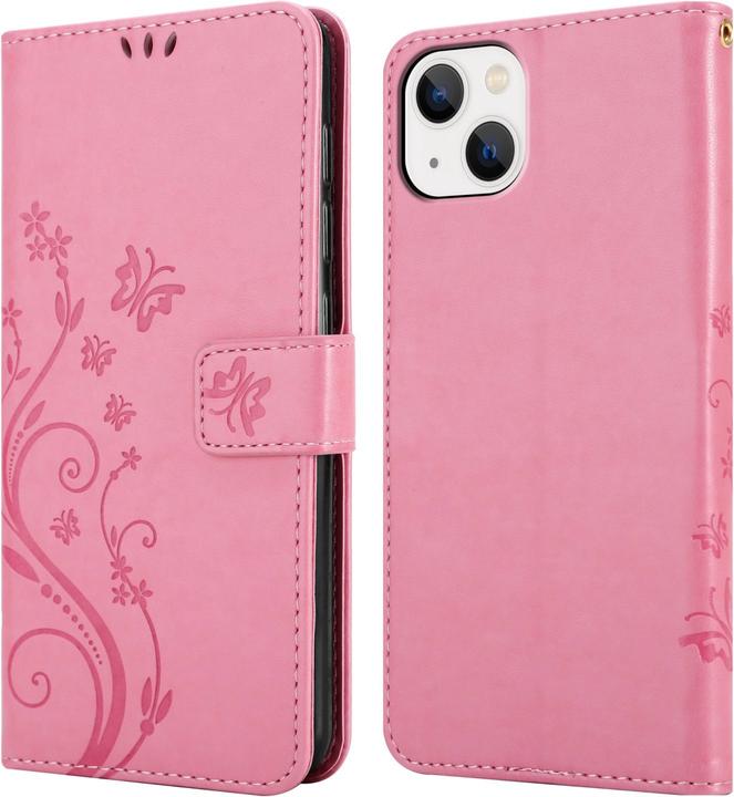 Produktbild Cadorabo Hülle für Apple iPhone 14 im Flower Book Style (Apple iPhone 14)