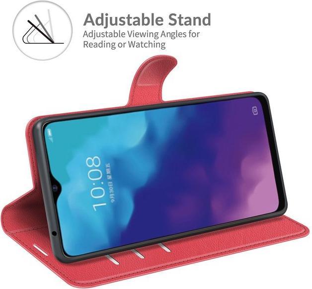 Produktbild MU Classic Litchi Leder Bookcover Series (ZTE Blade V2020 5G, ZTE Blade V30 Vita)
