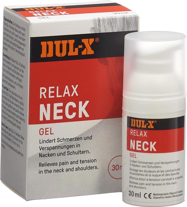 Immagine prodotto Dul-X Gel Relax per il collo contro il dolore e la tensione Dispenser (1 x, 30 ml, 84 g)