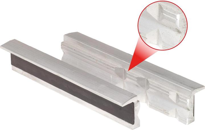 Produktbild KS Tools Alu-Schraubstock-Schonbacken.175mm.Trapeznutzen (175 mm)