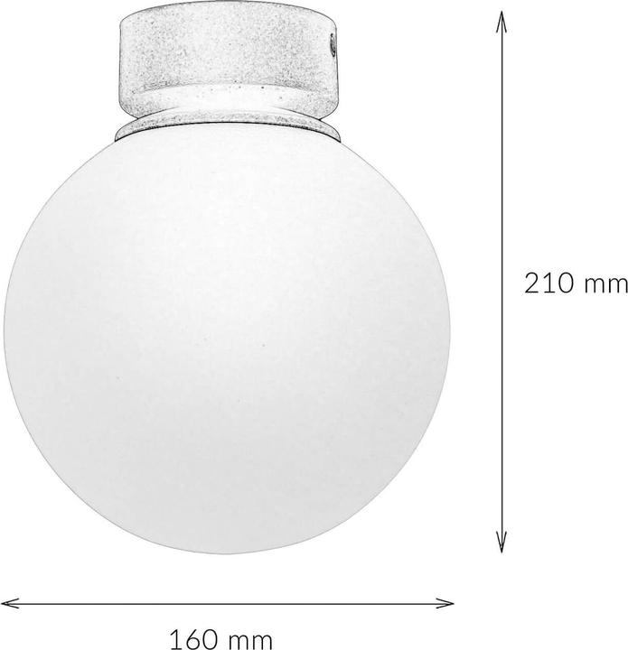 Produktbild Licht-Erlebnisse Deckenlampe Prosko (E27)