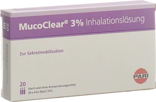 Actual product image PARI MucoClear 3 % NaCl Inhalationslösung