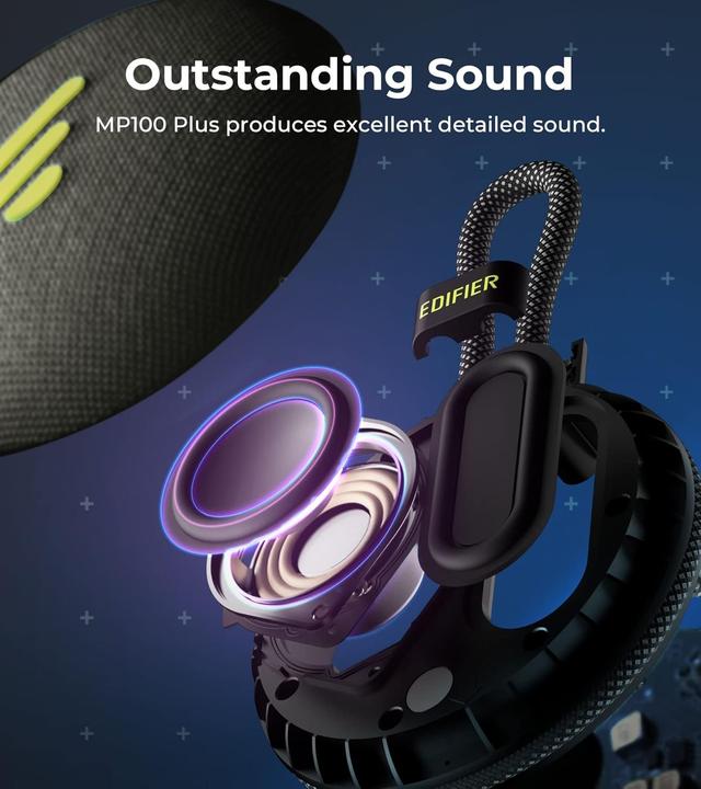 Produktbild Edifier MP100 Plus tragbarer Bluetooth-Lautsprecher (9 h, Akkubetrieb)