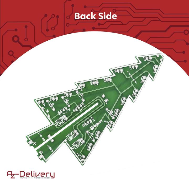 Produktbild AZ-Delivery DIY LED Weihnachtsbaum Kit
