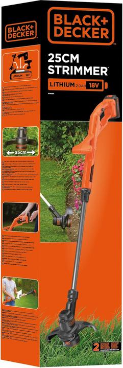 Productafbeelding Black & Decker AkkuRasentrimmer ST182320 Kit (Onkruidverdelgers)