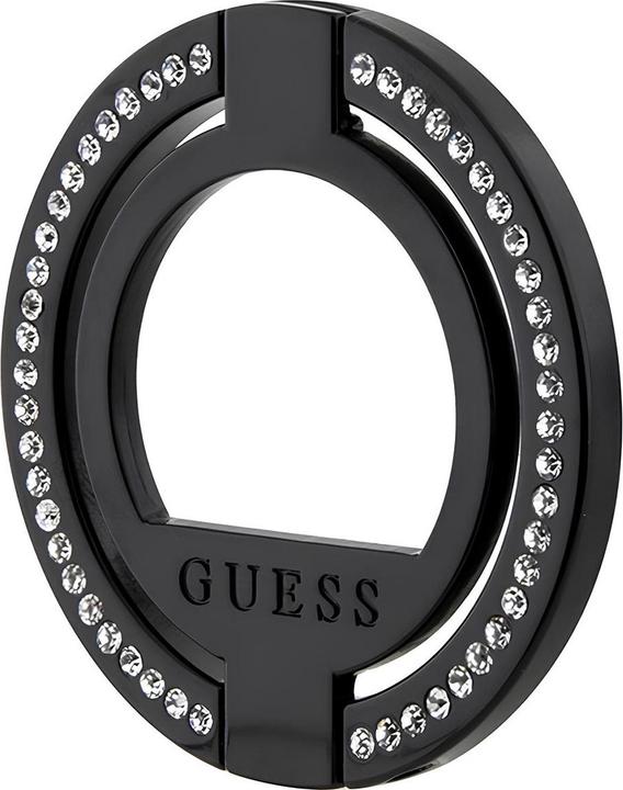 Image du produit Guess MagSafe Ring stand GUMRSALDGK czarny/black Rhinestone (22, 23, 24, 25)