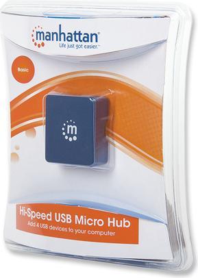 Immagine prodotto Manhattan Hub USB 2.0 a 4 porte (USB-A, 4 Porti)