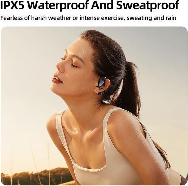 Actual product image Joyroom Openfree JR-OE1 wireless on-ear headphones - pink (18 h, Wireless)