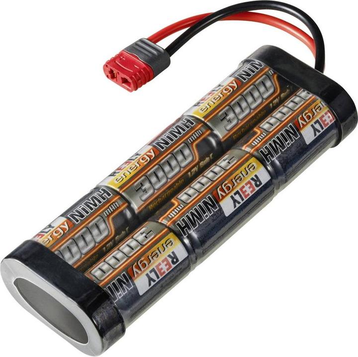 Produktbild Reely Modellbau-Akkupack (NiMh) 7.2 V 3000 mAh Zellen-Zahl: 6 Stick T-Stecksyst (7.20 V, 3000 mAh)