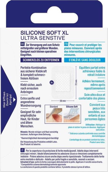 Actual product image Hansaplast Ultra Sensitive XL (5 x)
