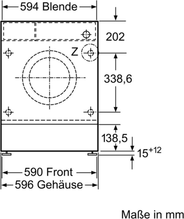 Actual product image Bosch Hausgeräte WIW28443 (8 kg, Left)