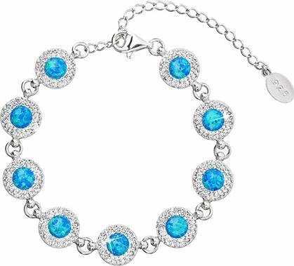 Evolution Group Charming bracelet with blue opals 33105.1