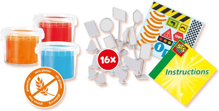 Actual product image Ses Creative Plasticine Set Road Traffic