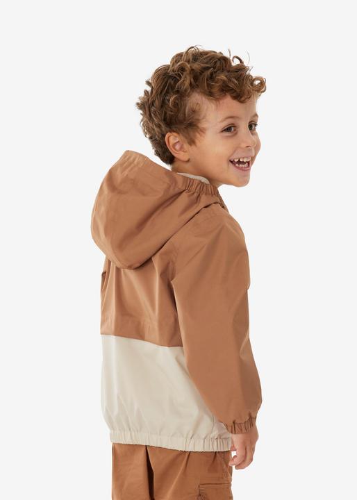 Actual product image Quechua Wanderjacke MH500 Kinder wasserdicht Gr. 92–122 braun