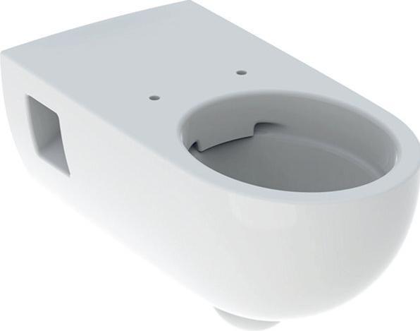 Actual product image Geberit Keramag Renova Nr. 1 Comfort washdown WC, rimless, 6/5 l, partially enclosed form, wall-hung
