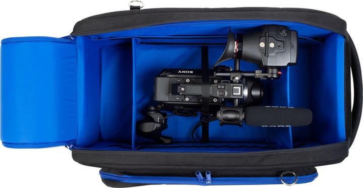 Actual product image CamRade run&gunBag XL Schoudertas Zwart, Blauw (Camera shoulder bag)