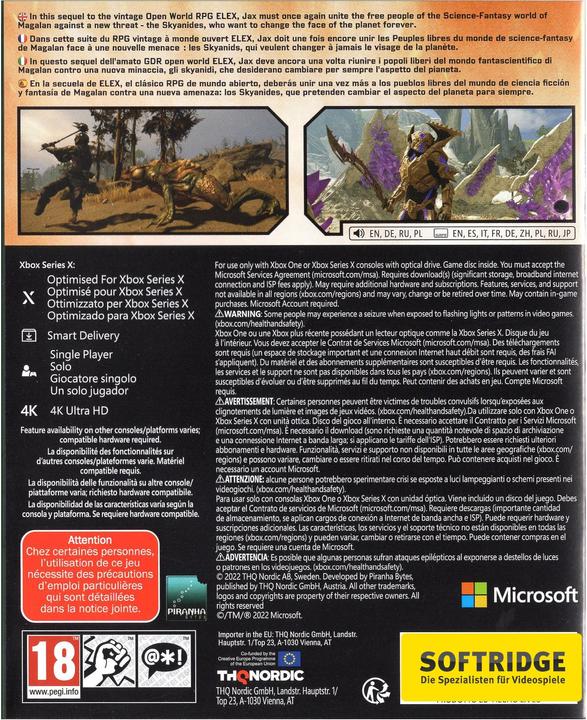 Produktbild THQ Elex 2 (Xbox Series X, FR, IT)