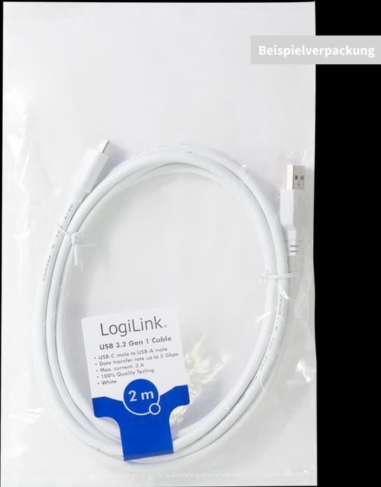 Produktbild LogiLink USB A — USB C (1.50 m, USB 3.0)