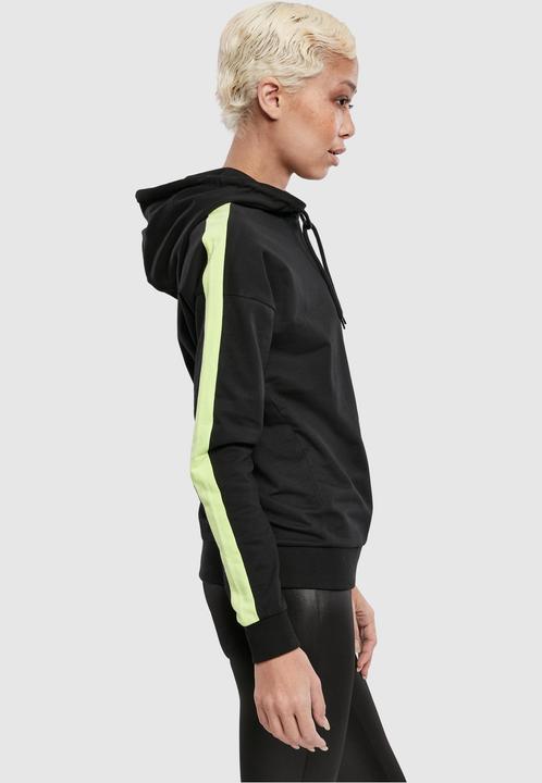 Actual product image Urban Classics Ladies Neon Shoulder Stripe Hoody (XS)