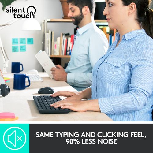 Produktbild Logitech MK295 Silent (US, Kabellos)