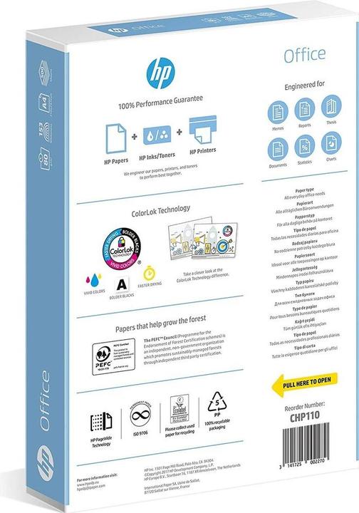 Actual product image HP Office (80 g/m², 2500 x, A4)