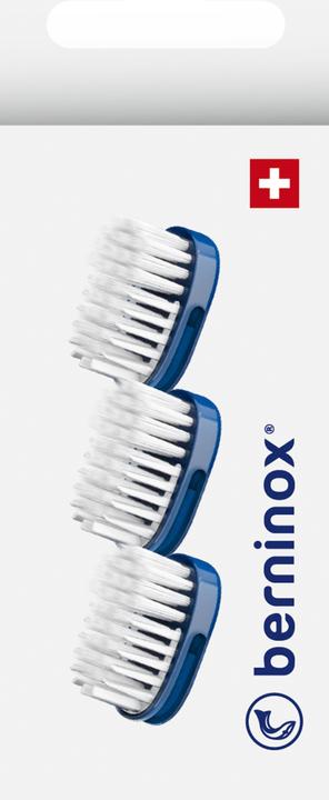 Immagine prodotto Berninox Ersatz-Zahnbürstenköpfe ozeanblau super soft 3 Stk (3 x)