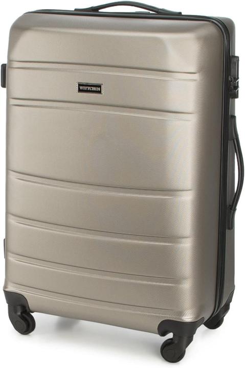 Wittchen Globe Line Modern, Champagne (98 l, Hand luggage (up to 50 litres), M (50 - 90l), L (90 - 115l))