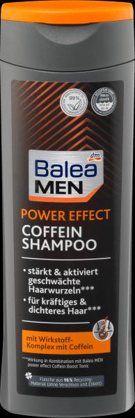 Actual product image dm Balea MEN Shampoo Power Effect Caffeine (250 ml, Liquid shampoo)
