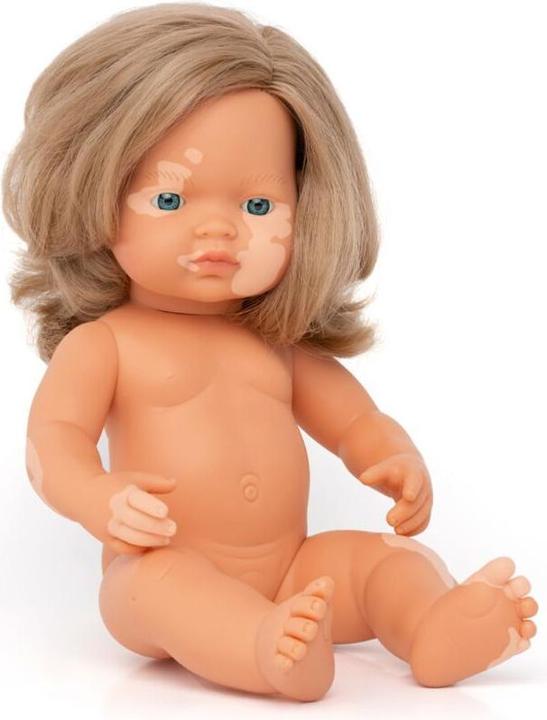 Actual product image Miniland Doll Girl Vitiligo 38cm/Bag