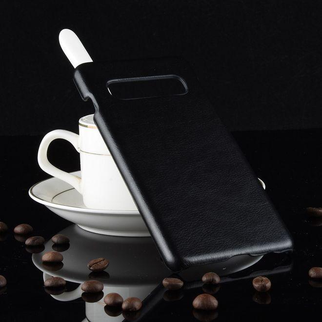 Produktbild MU Style Hardcase Hülle mit Litchitextur (Samsung Galaxy S10+)