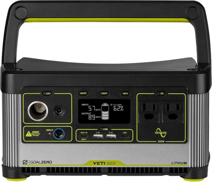 Actual product image Goal Zero Power Station Yeti 500X 505 Wh (600 W)