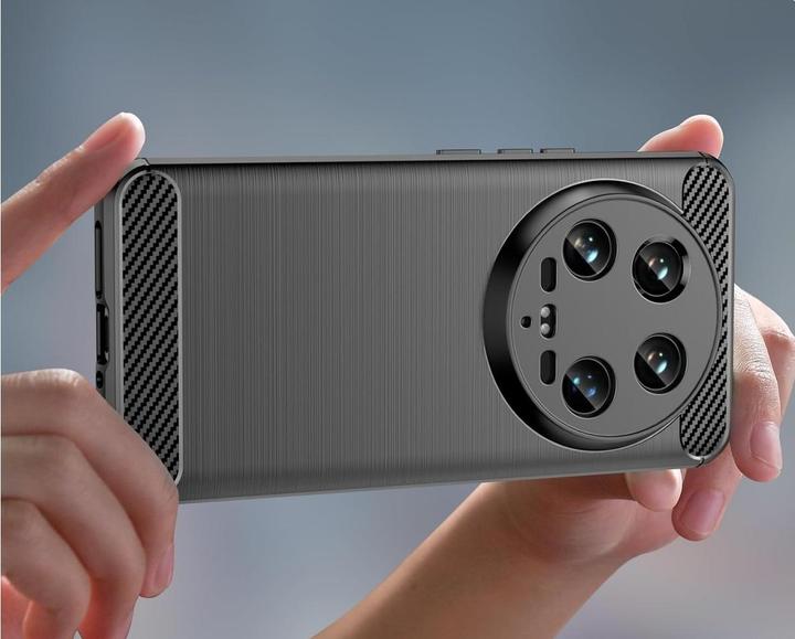 Produktbild Screenguard Xiaomi 14 Ultra Hülle Carbon Brushed Soft TPU (Xiaomi 14 Ultra)