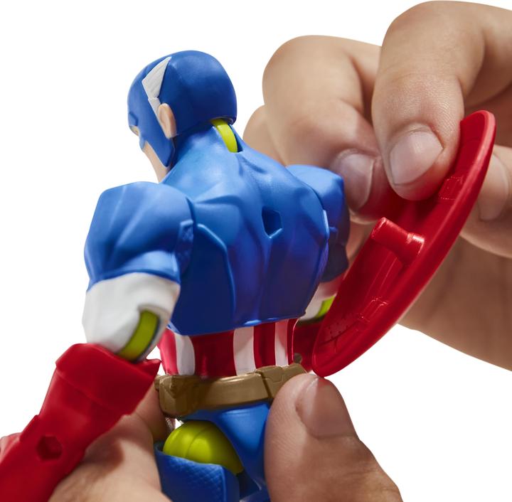 Actual product image Hasbro MixMashers Marvel Captain America Avengers Mix-And-Match