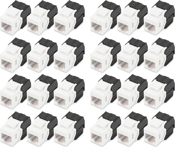 Immagine prodotto Digitus Presa Keystone CAT 6, connessione non schermata senza attrezzi, set da 24 (Modulo Keystone)