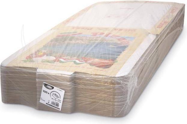 Produktbild Wimex.eu Pizzakarton aus Mikrowellpappe 50 x 50 x 5 cm - 100 Stück