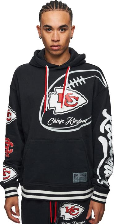 Immagine prodotto Recovered Re:covered Felpa con cappuccio in pile - PATCHES Kansas City Chiefs - M (M)