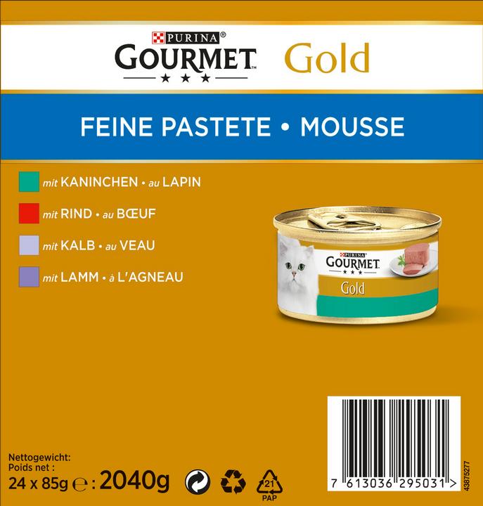 Produktbild Gourmet Feine Pastete (Adult, 24 Stk., 2040 g)