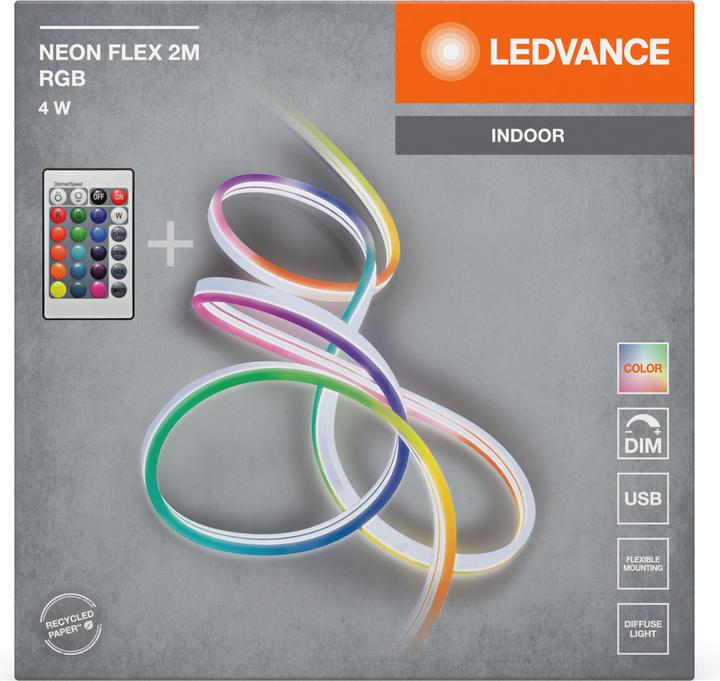 Produktbild Ledvance Neonflex (Grün, Blau, Rot, 210 cm, Indoor)
