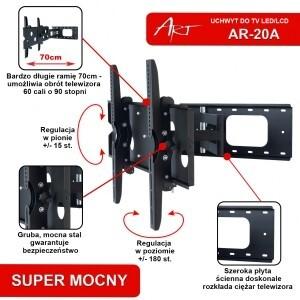 Produktbild ART AR-20A TV-Halterung (60 Zoll) (Wand, 60", 60 kg)