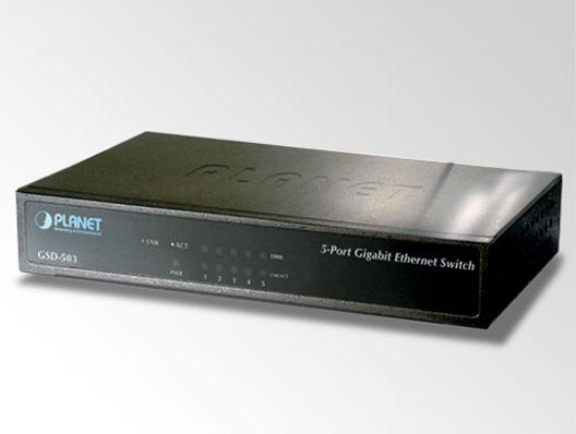 Produktbild Planet GSD-503 Desktop Switch (5 Ports)