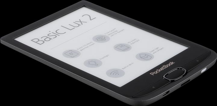 Immagine prodotto PocketBook Basic Lux 2 nero ossidiana nera (6", 8 GB, Obsidian Black)