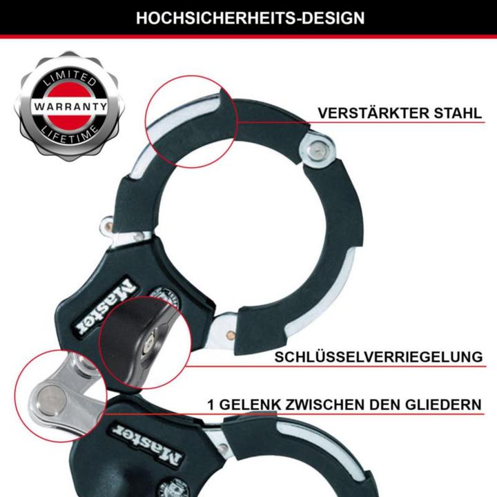 Actual product image Master Lock Handschellenschloss Street Cuff