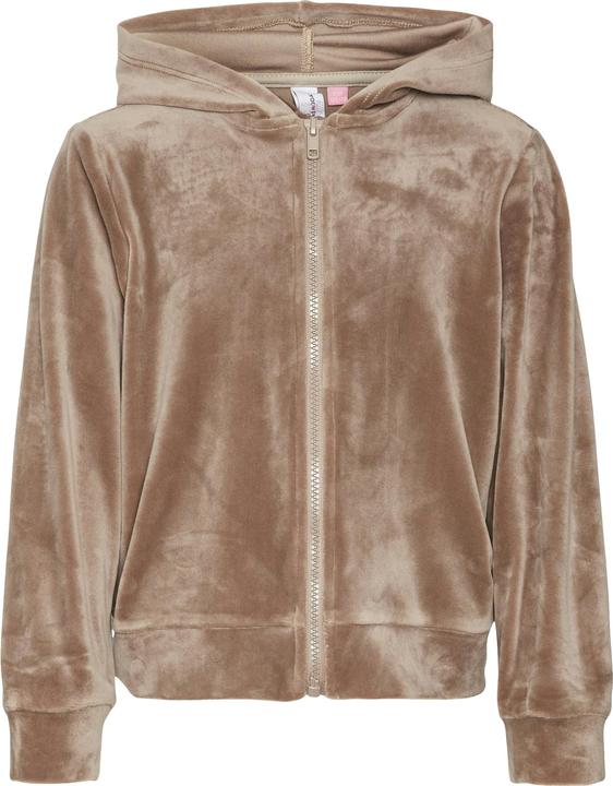 Vero Moda VMVELVET LS ZIP HOODIE JRS GIRL Strickjacke (116)