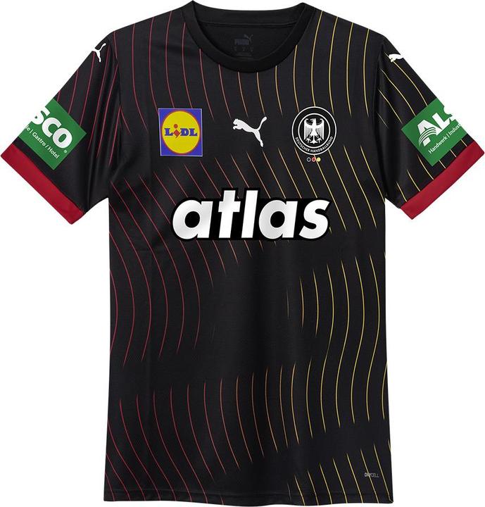 Actual product image Puma DHB Away Jersey W SS25 with men sponsor (L)