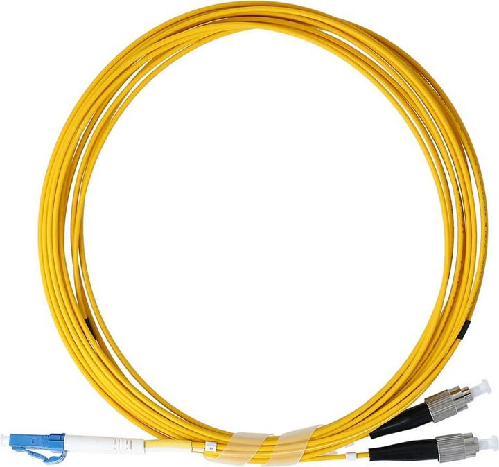 Actual product image BlueOptics Duplex fibre optic patch cable LC-UPC/FC-UPC Singlemode 2 metre (CAT6e, 2 m)