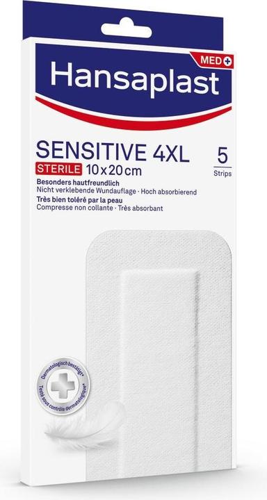 Produktbild Hansaplast Wundpflaster Sensitive 4XL 5 Stück (5 x)