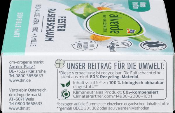 Immagine prodotto dm alverde Aloe vera organica solida, camomilla organica